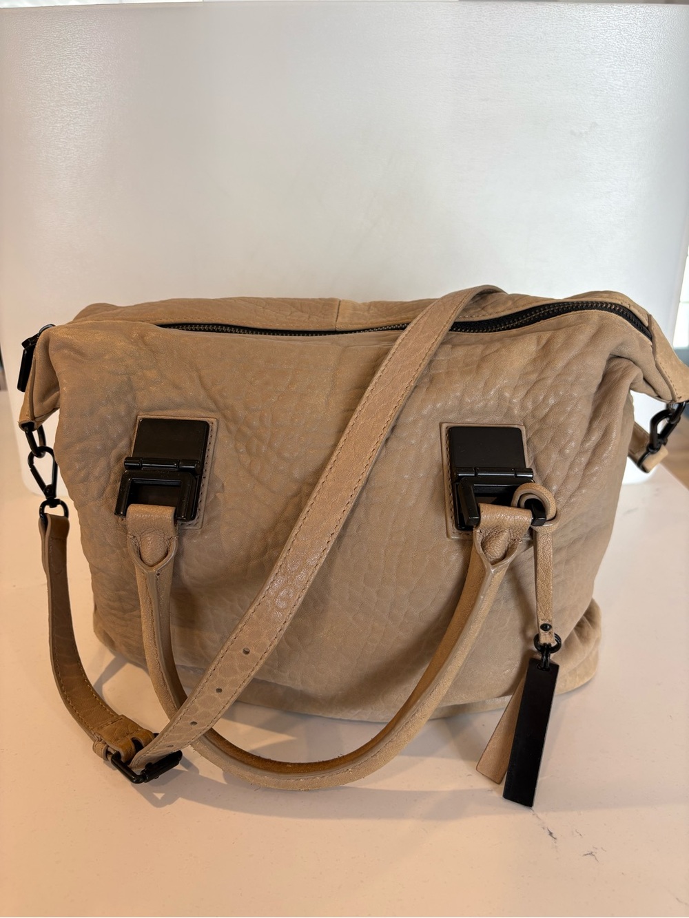 Vince Camuto Tan Satchel Bag